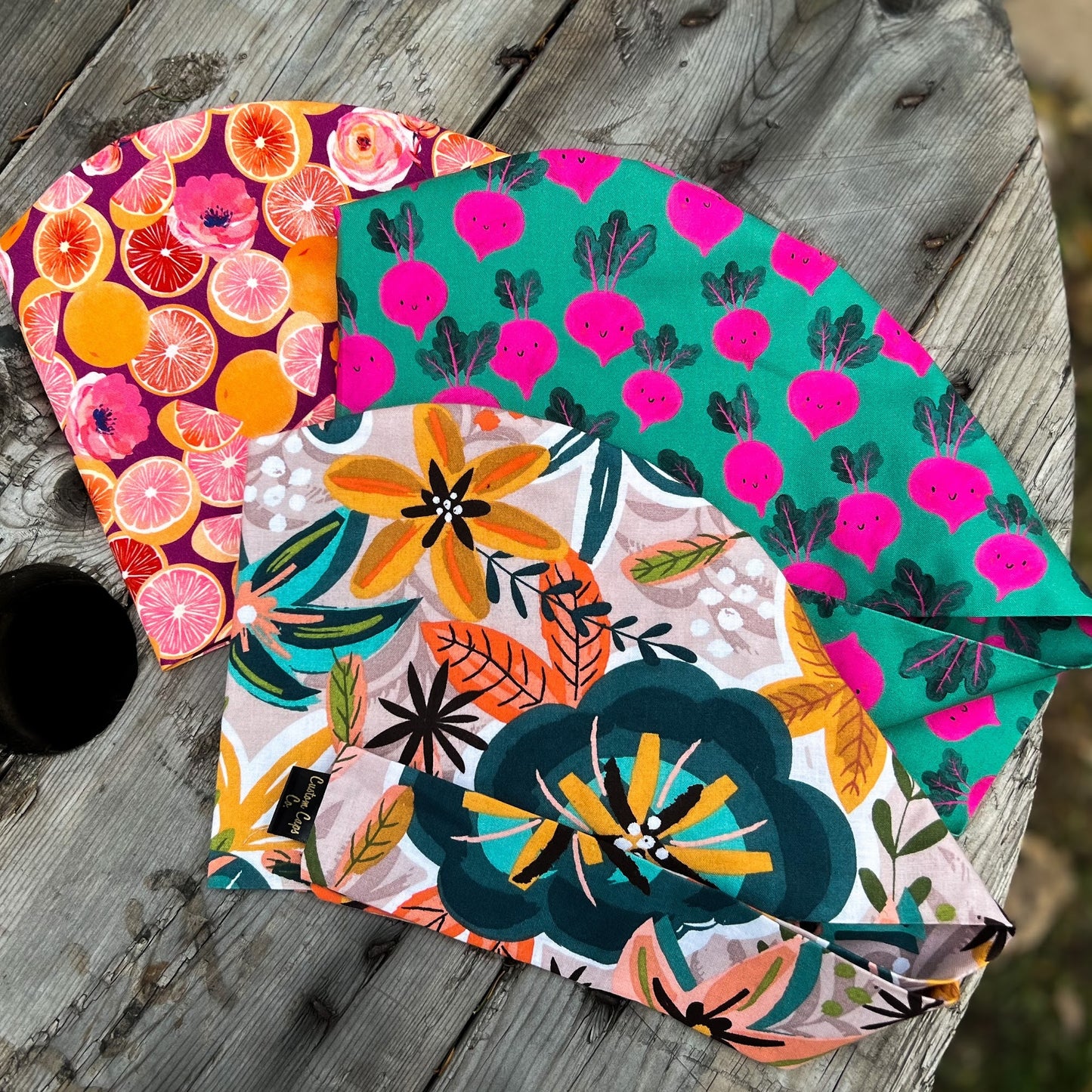 Tropical Florals in Orange & Teal | Pixie