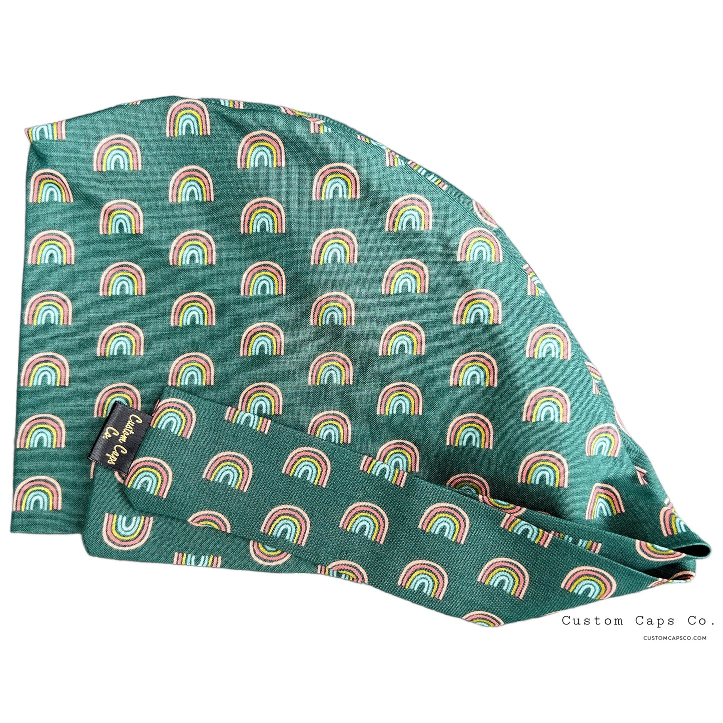 Painted Rainbows on Teal | Pixie