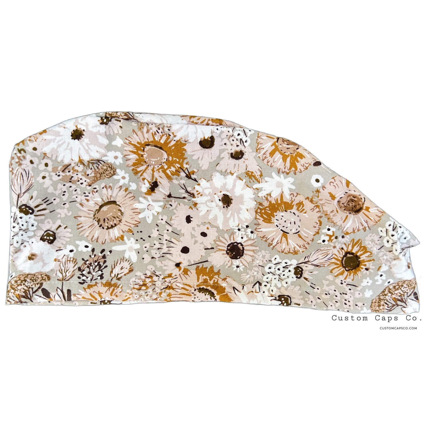 Florals on Taupe | Modified Bouffant