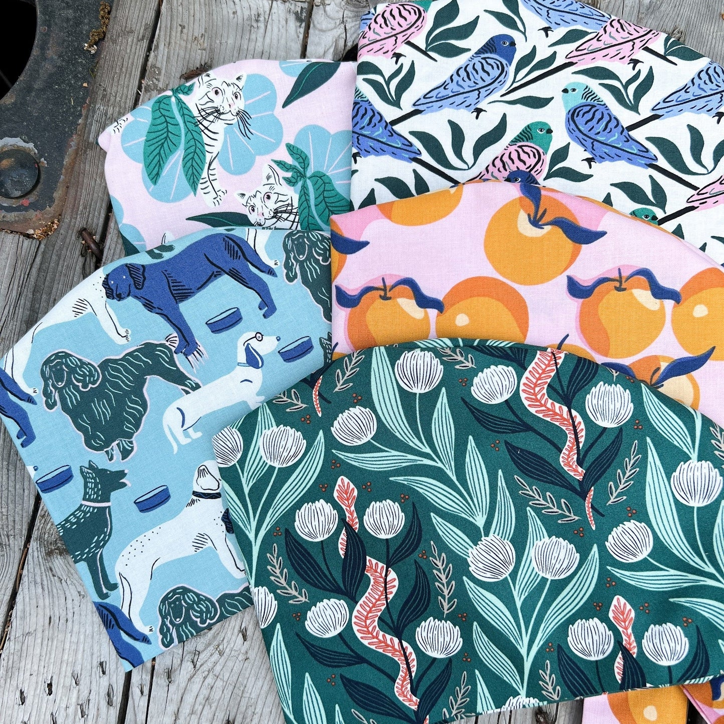 Floral Snakes | Organic Cotton | Pixie