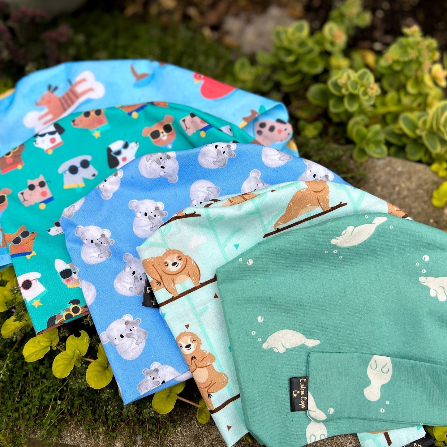 Manatees on Teal | Pixie
