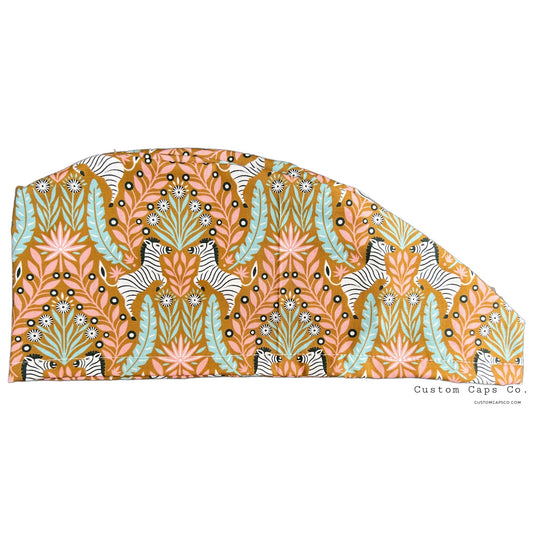 Zebra Quatrefoil | Modified Bouffant