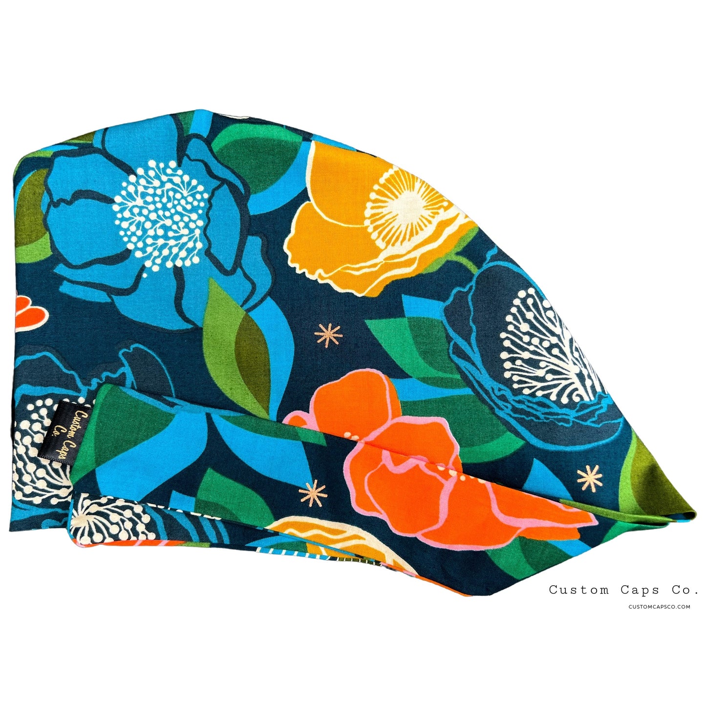 Giant Peonies on Navy | Metallic | Pixie