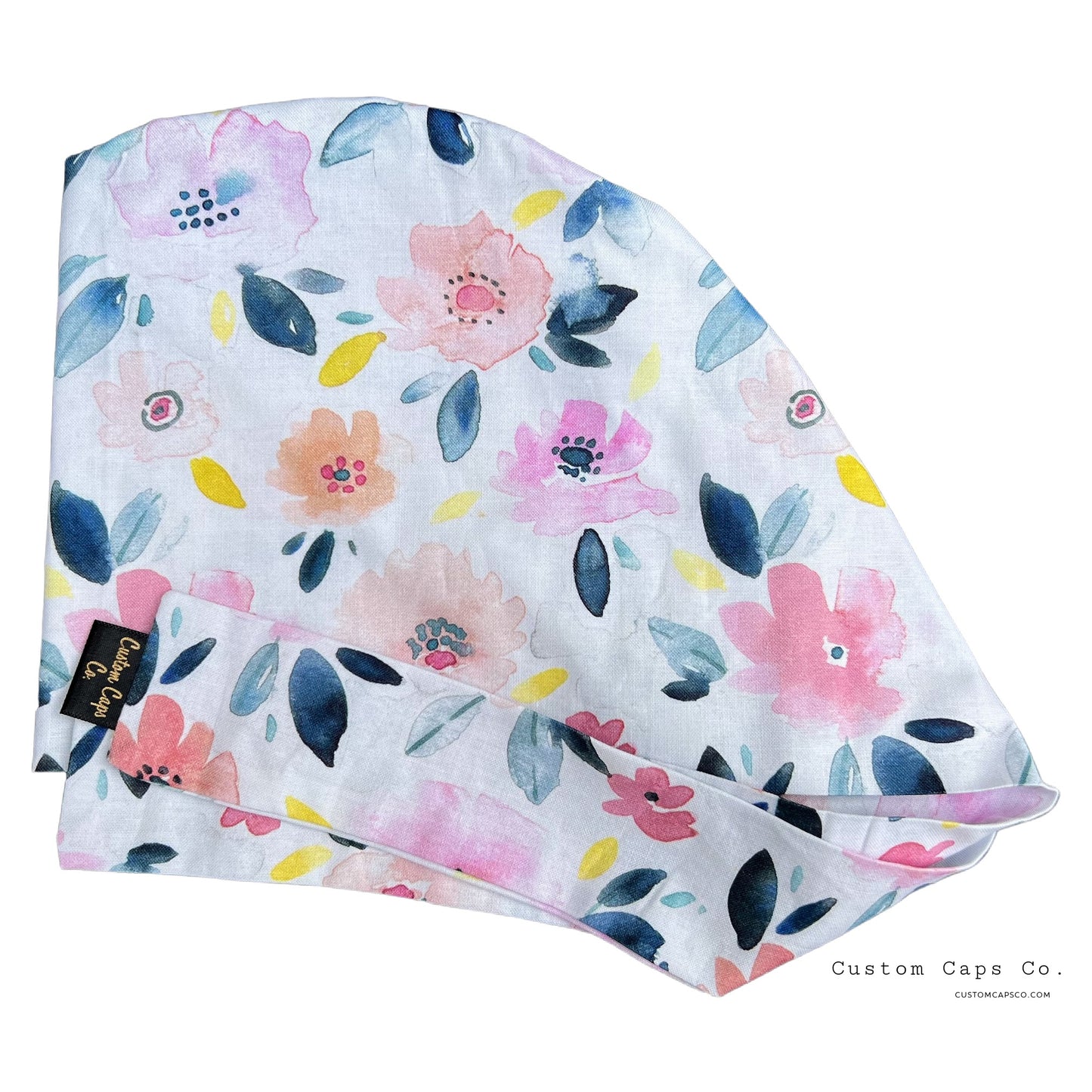 Large Watercolour Flowers on Blue | Pixie