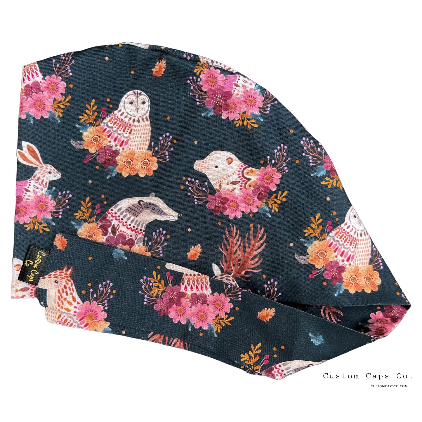 Whimsical Woodland Portraits on Navy | Pixie