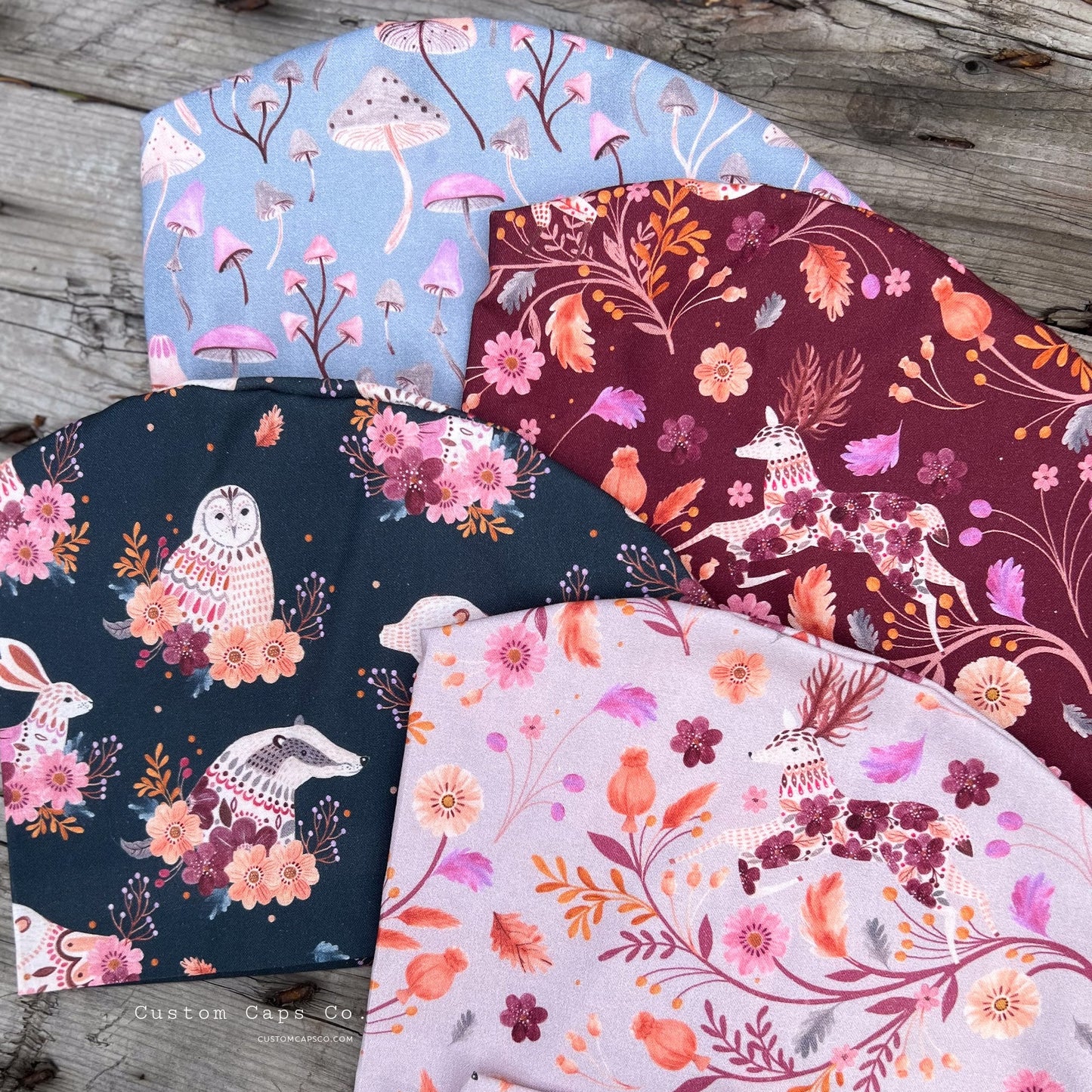 Whimsical Woodland on Plum | Pixie