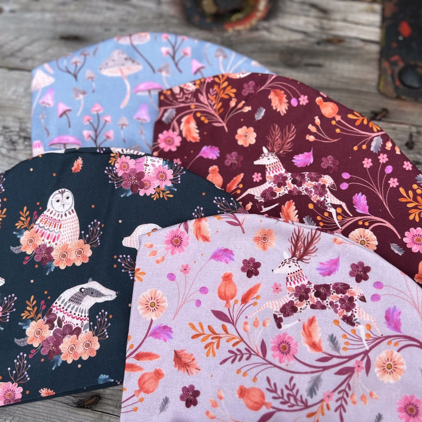 Whimsical Woodland on Plum | Pixie