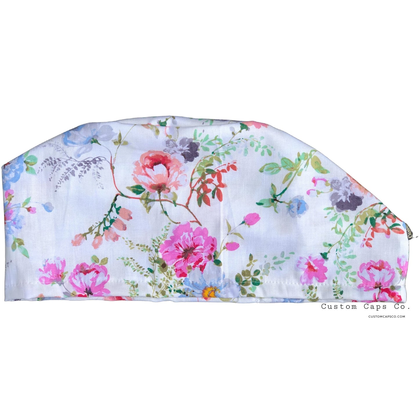 Rose Vines on White | Modified Bouffant