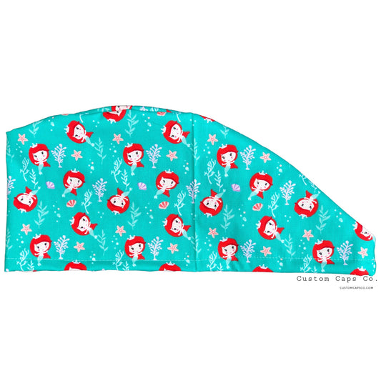 Mermaids on Sea Green | Modified Bouffant