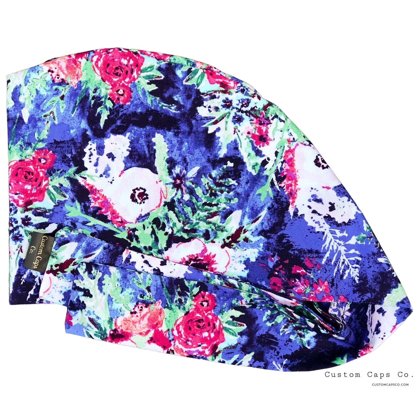 Oasis Florals on Blue | Pixie