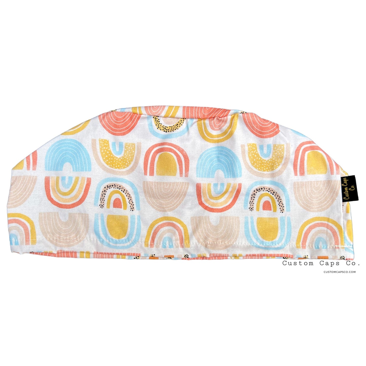 Rainbows in Peachy | Modified Bouffant
