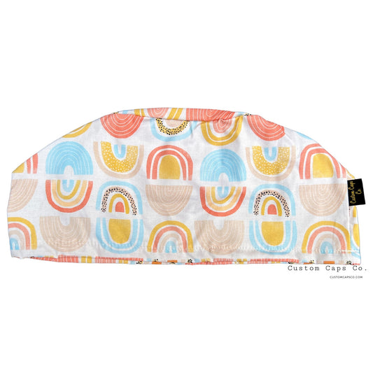 Rainbows in Peachy | Modified Bouffant