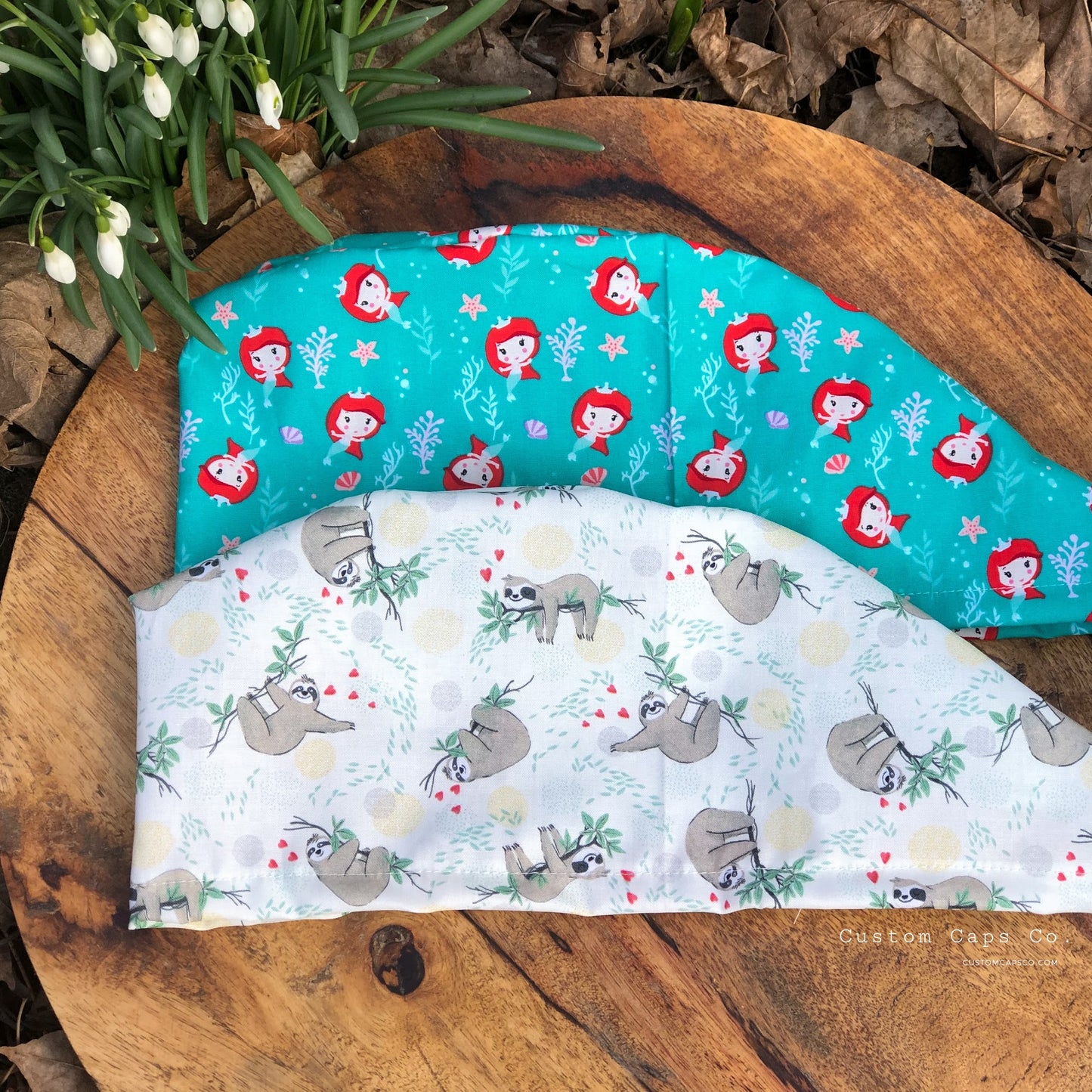Mermaids on Sea Green | Modified Bouffant