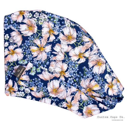 Meadow Blooms on Blue | Pixie