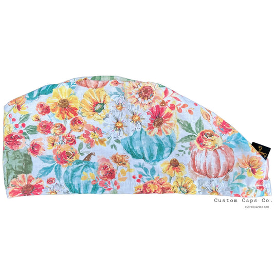 Pumpkins and Florals | Modified Bouffant