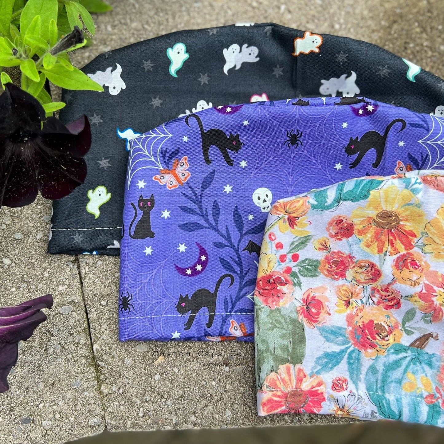 Pumpkins and Florals | Modified Bouffant