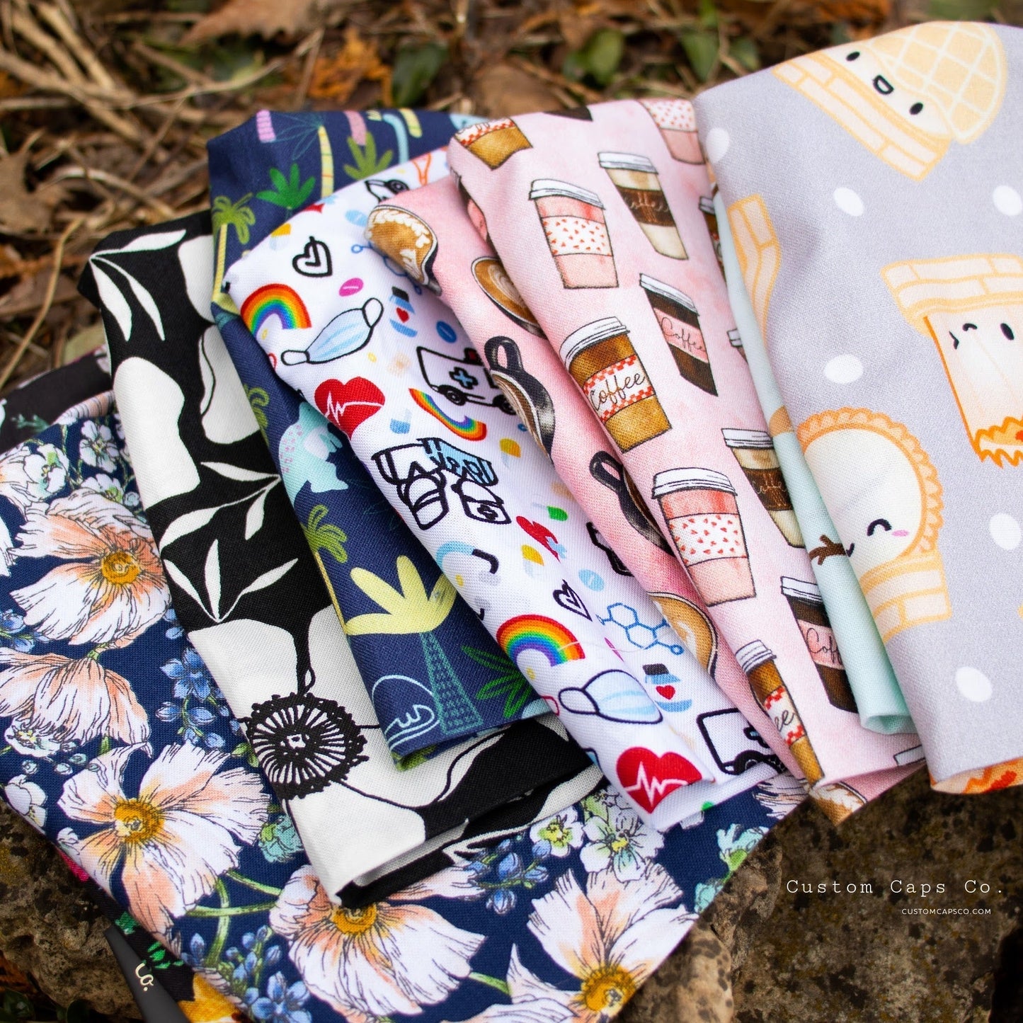 Meadow Blooms on Blue | Pixie