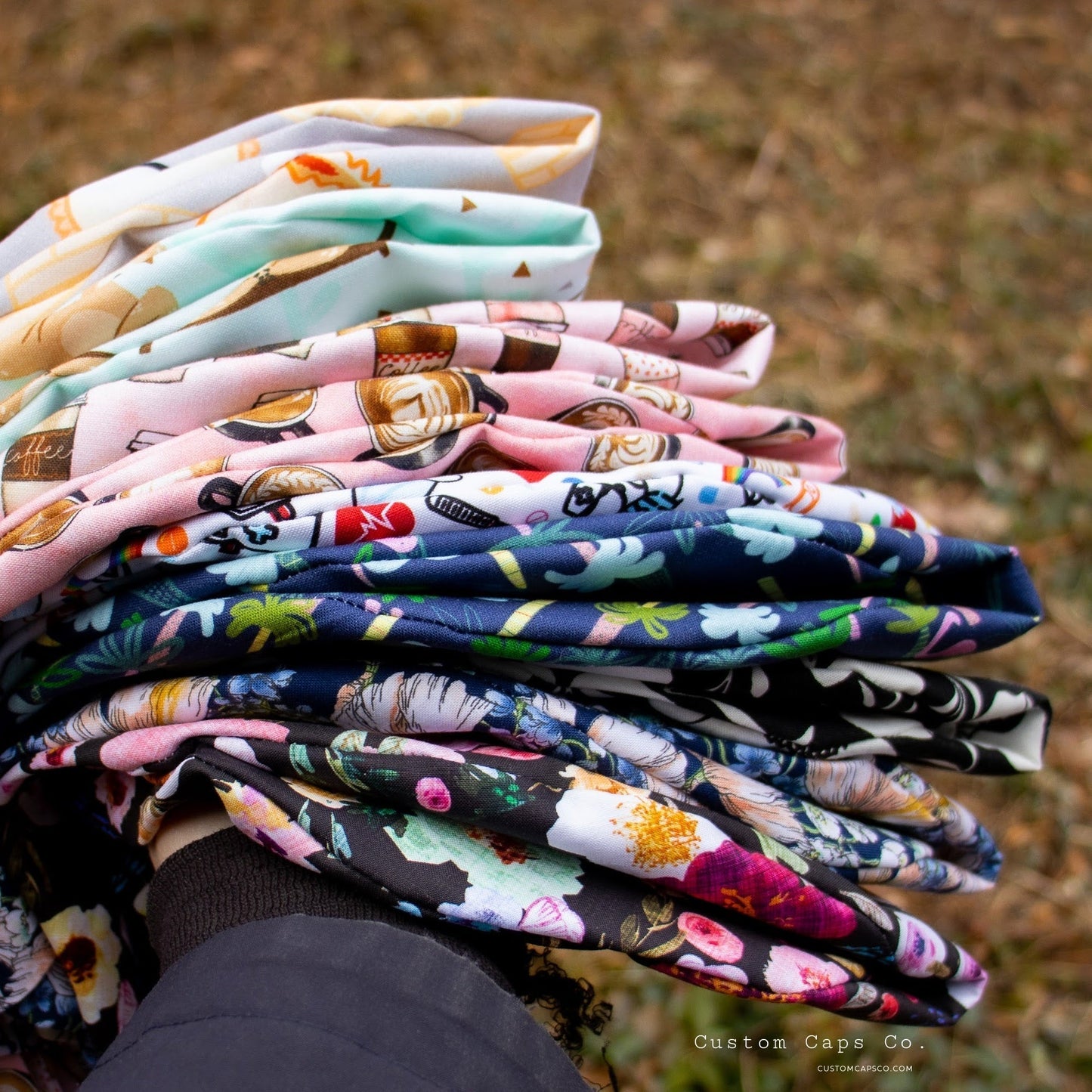Meadow Blooms on Blue | Pixie