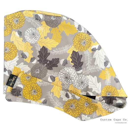 Yellow Mums on Grey | Pixie