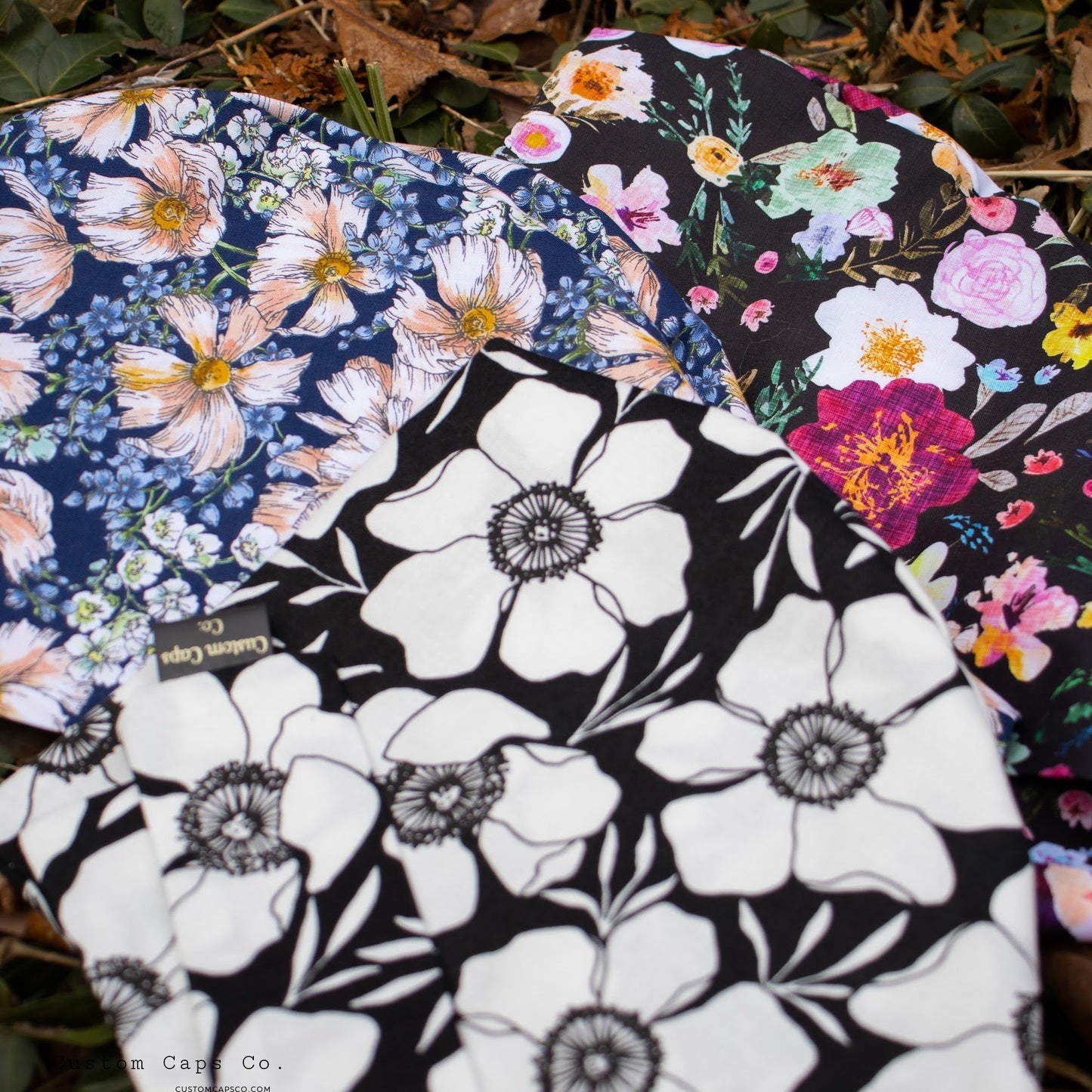 Meadow Blooms on Blue | Pixie