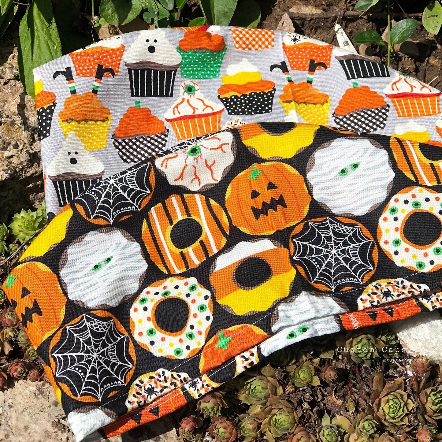 Spooky Cupcakes on Grey | Modified Bouffant