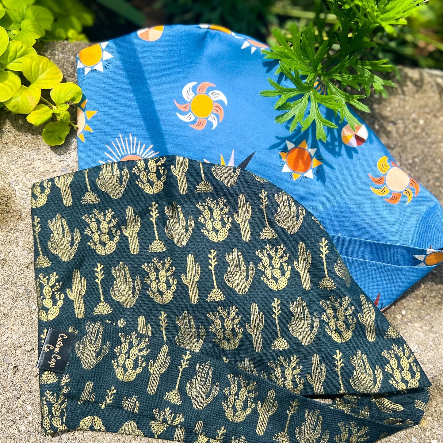 Safari Sun on Blue | Organic Cotton | Pixie