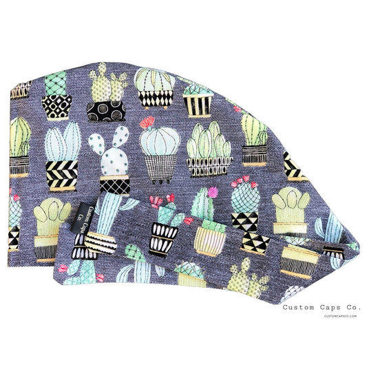 Cactus on Heather Grey | Pixie