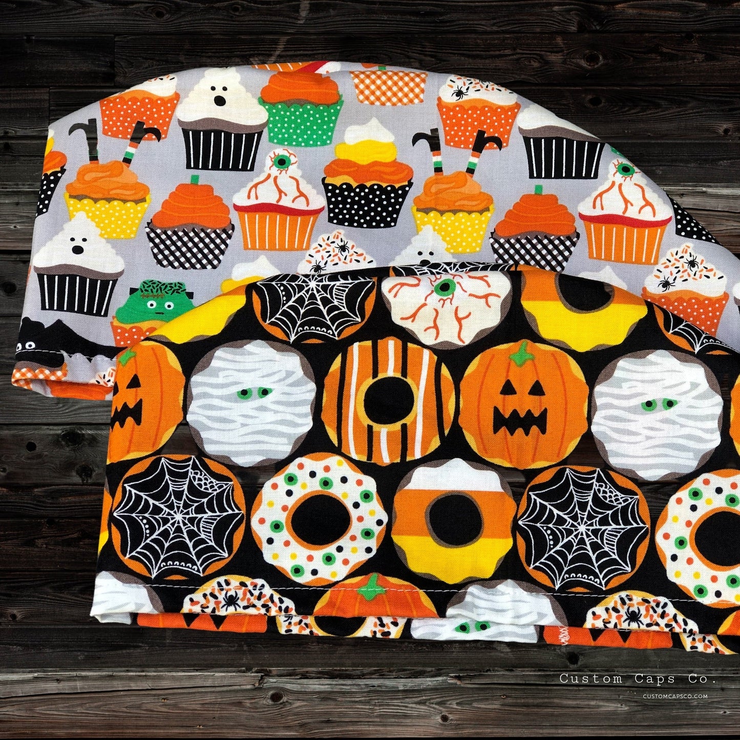 Spooky Cupcakes on Grey | Modified Bouffant