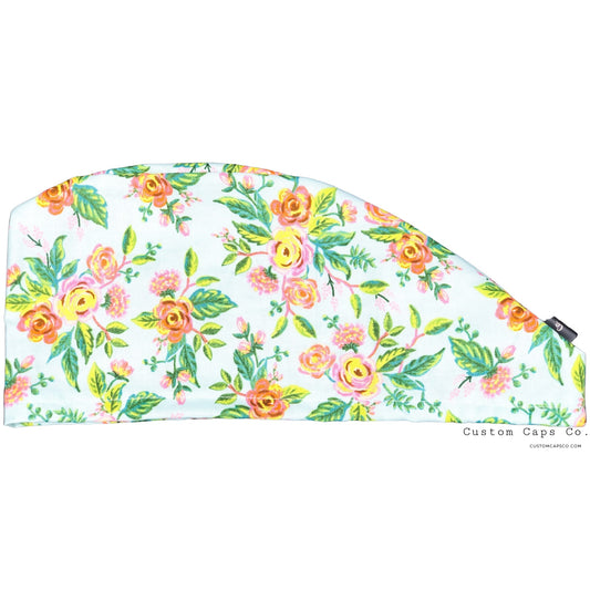 Roses on Mint | Modified Bouffant