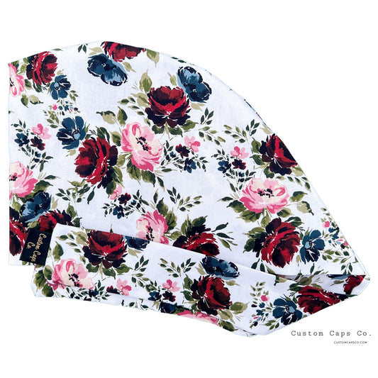 Moody Peonies on White | Pixie