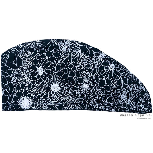 Hand Drawn Florals | Modified Bouffant