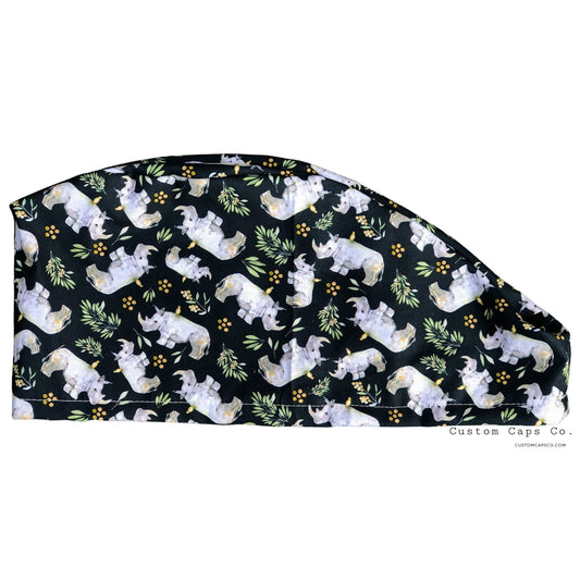 Rhino Toss on Dark Grey | Modified Bouffant