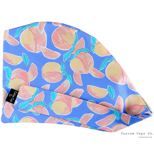 Peaches on Periwinkle | Pixie