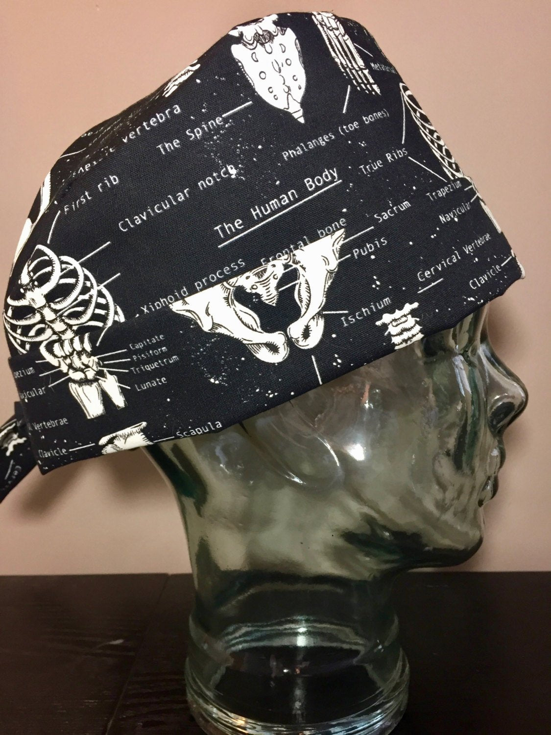 Bones of the Body ~ Glow in The Dark, Pixie Cap - Custom Caps Co.