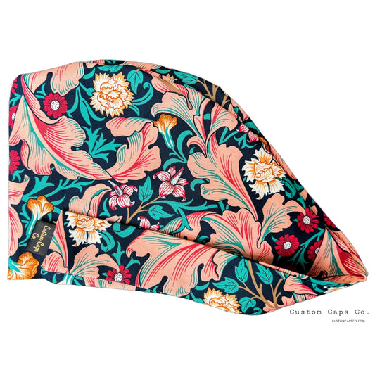 Vintage Foliage in Teal | William Morris | Pixie