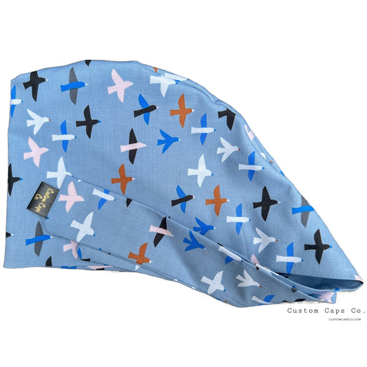 Nordic Birds on Blue | Pixie