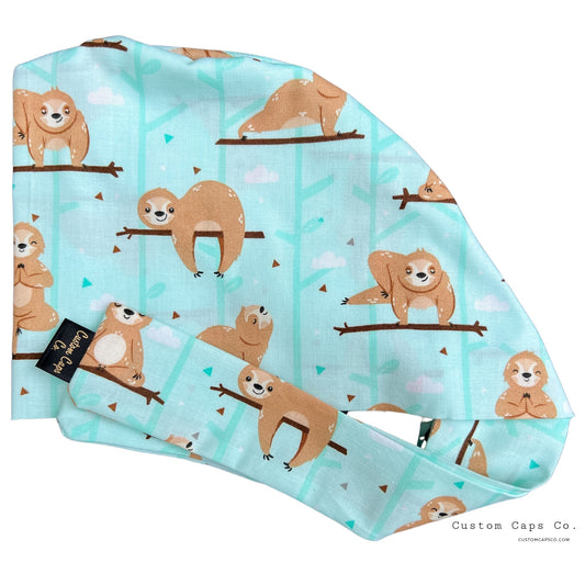 Sloth Yoga on Mint | Pixie