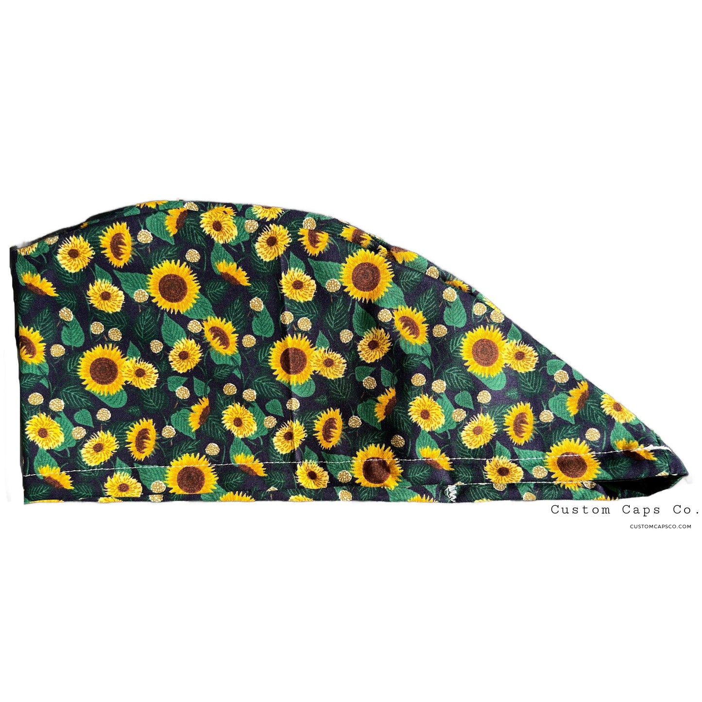 Sunflowers on Navy | Modified Bouffant