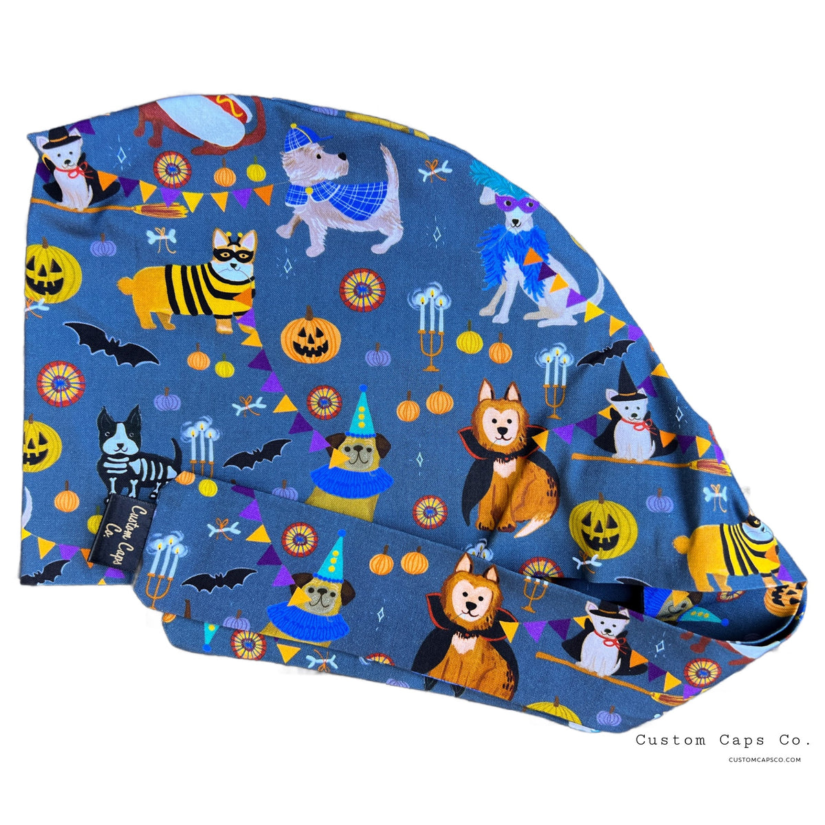 Spooky Pups on Blue | Pixie