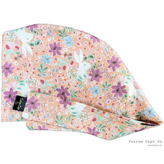 Folk Hares on Coral | Pixie