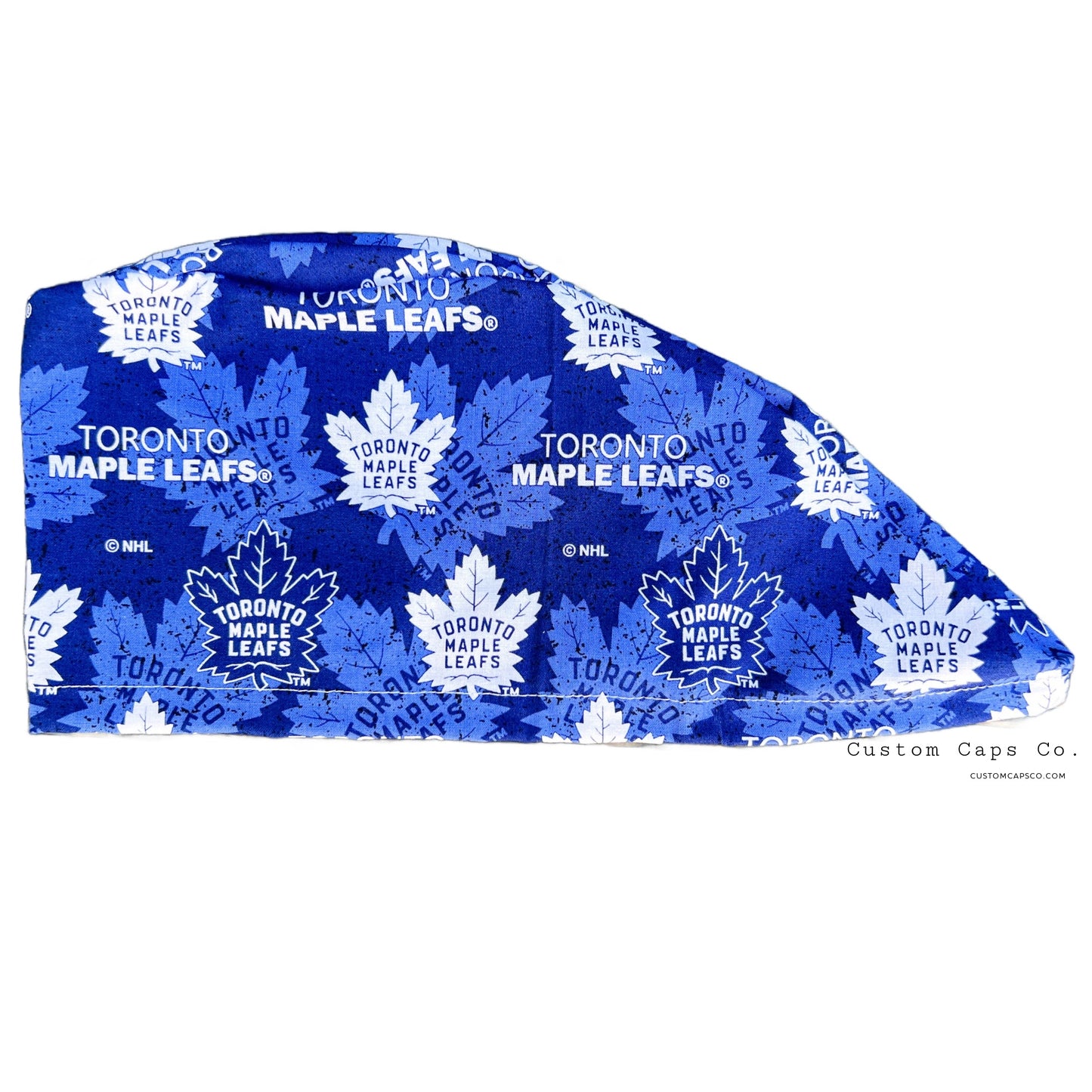 Hockey on Navy Blue | Modified Bouffant