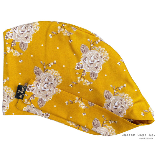 Plum Blooms on Yellow Ochre | Pixie