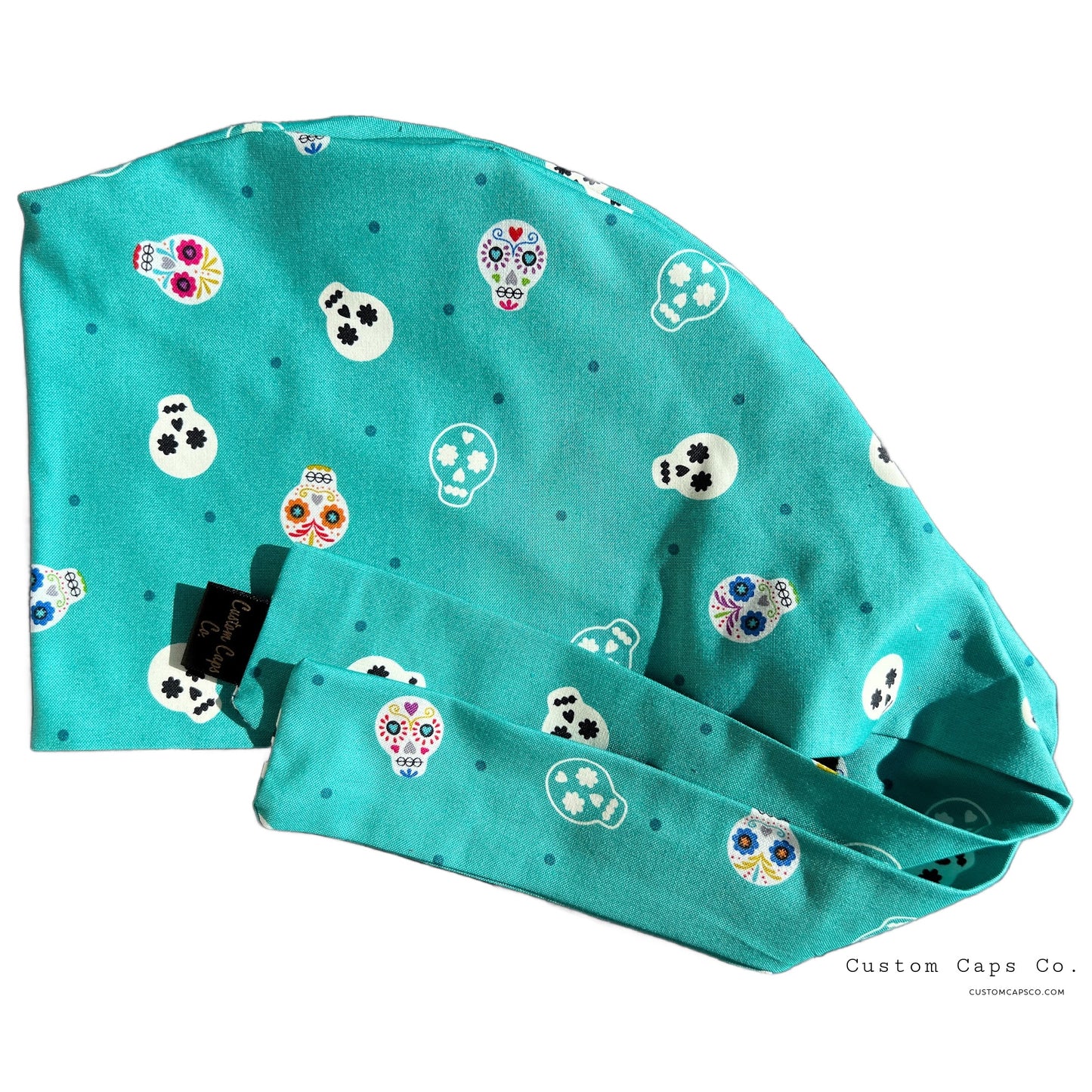 Sugar Skulls on Teal | Glow in the Dark | Pixie