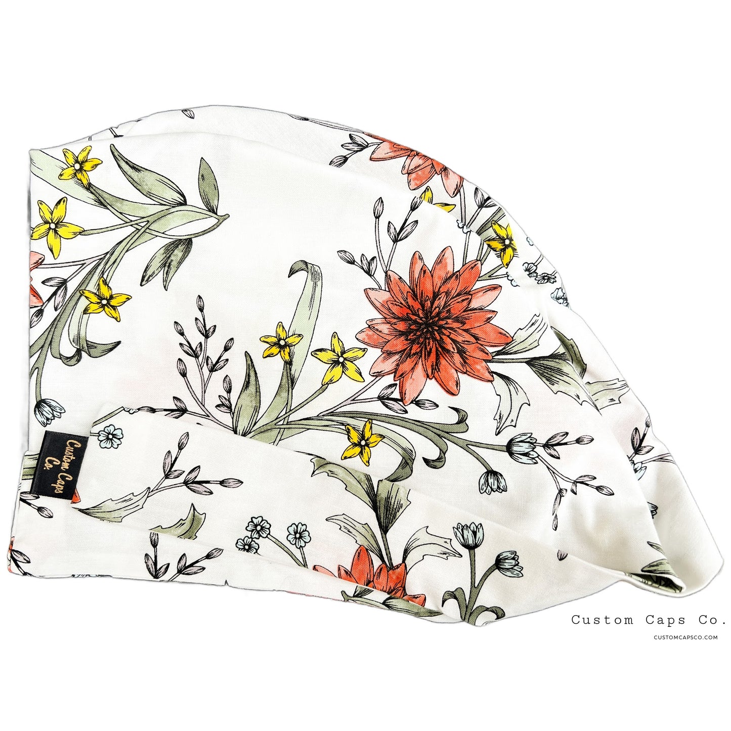 Dahlia Vines on Cream | Pixie