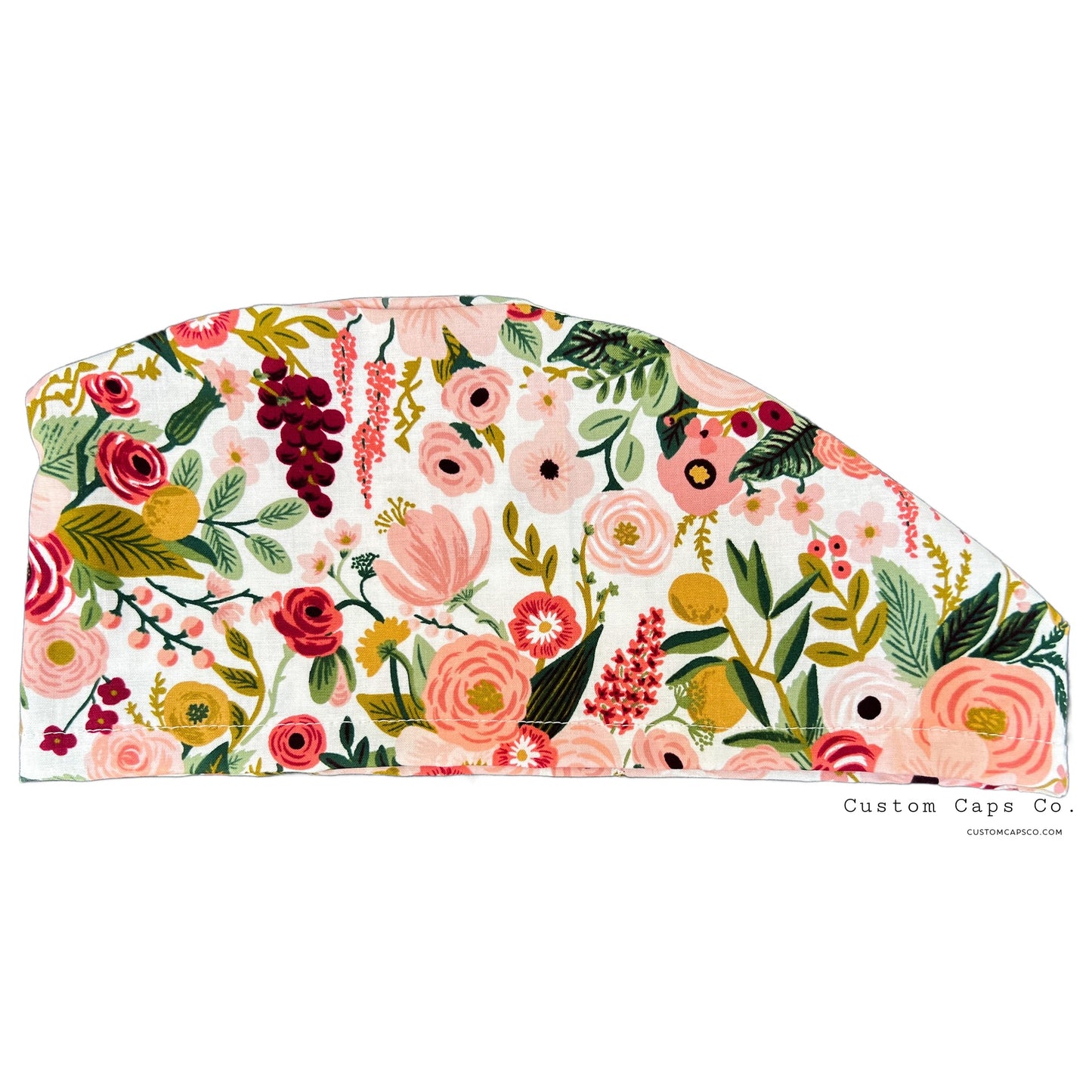 Vintage Florals in Burgundy | Modified Bouffant