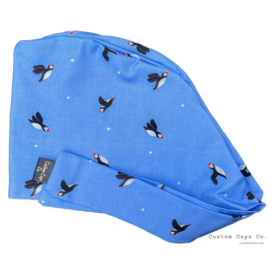 Puffin on Periwinkle | Pixie
