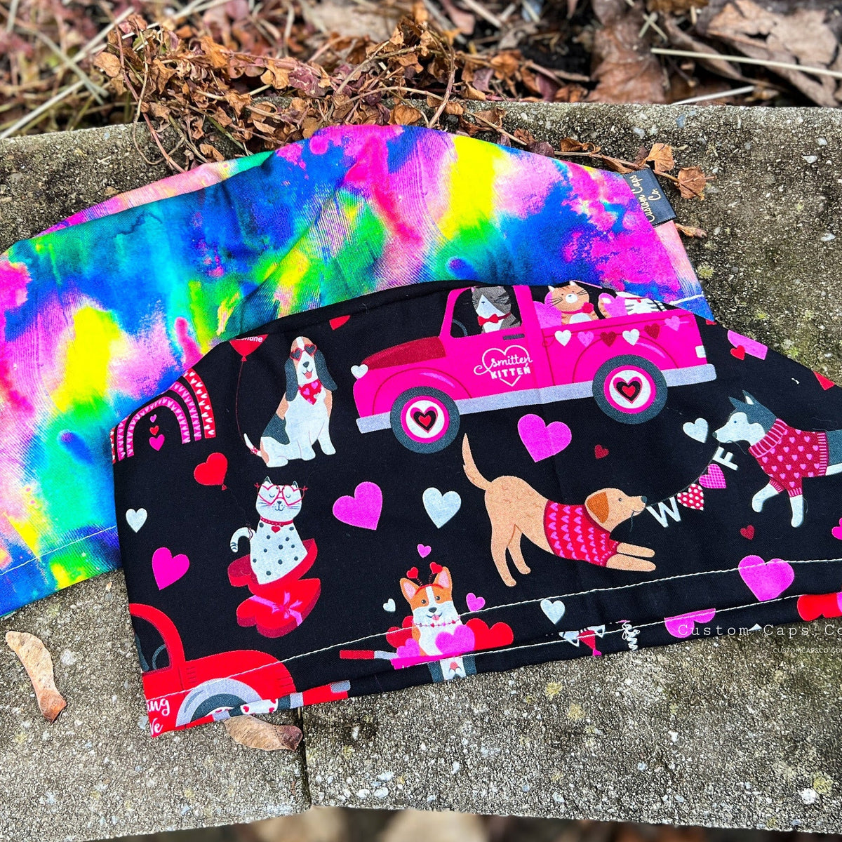 Modifed Caps Neon Graffiti | Modified Bouffant | Custom Caps Company – Custom Caps Co.