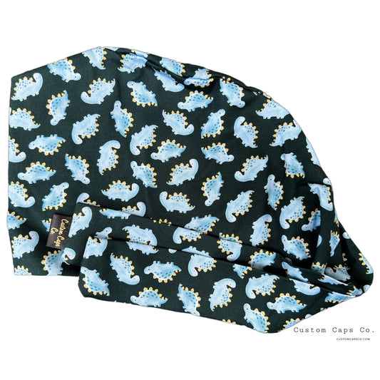 Stegosaurus Toss on Navy Blue | Pixie