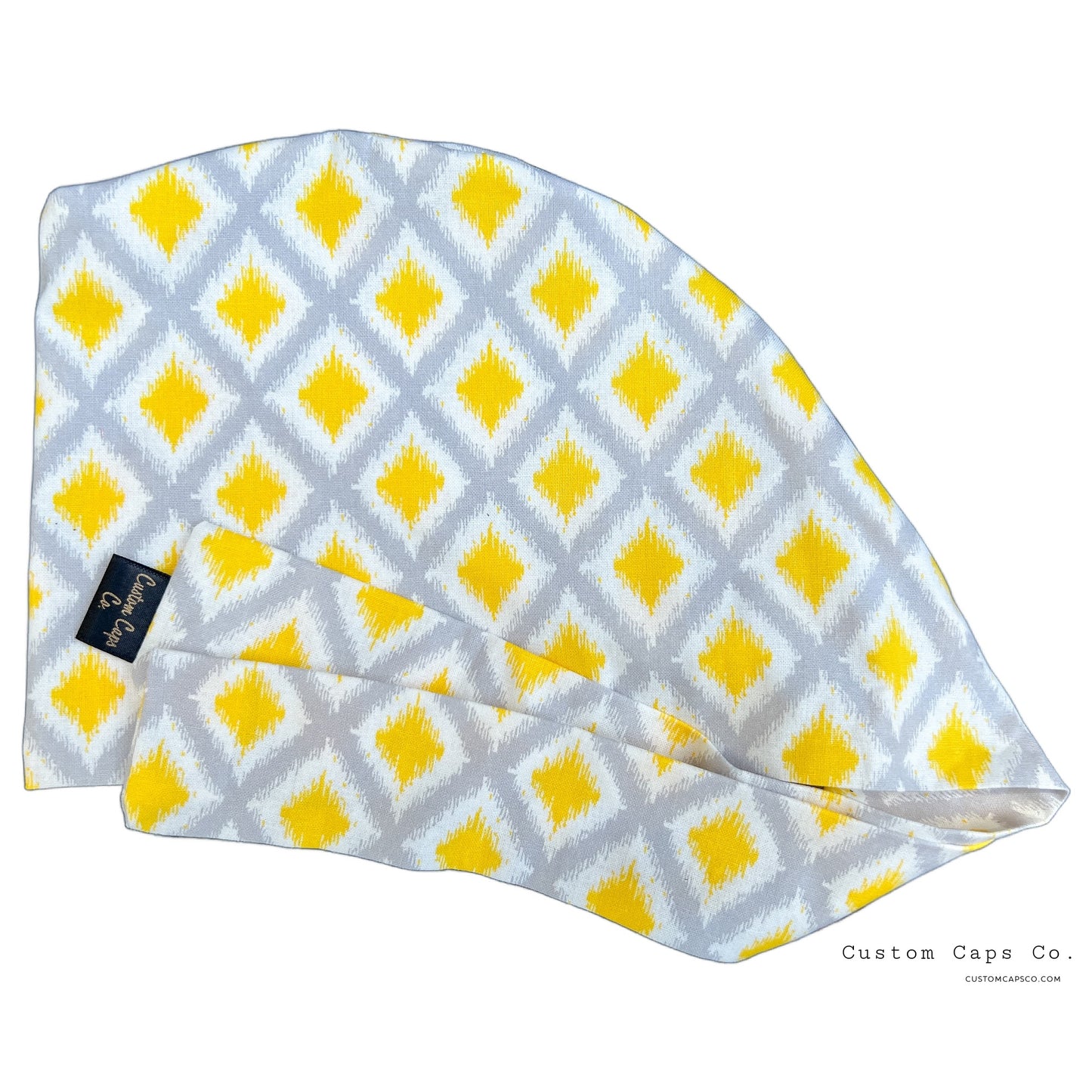 Ikat in Grey + Yellow | Pixie