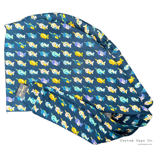 Little Narwhals on Navy | Pixie
